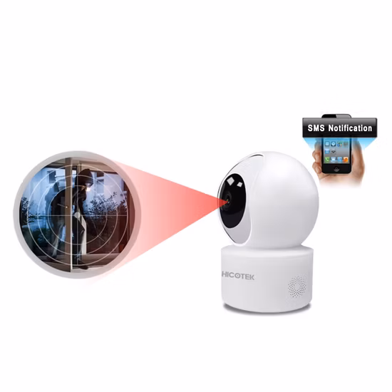 Ai Smart Home Security Auto Tracking PTZ WiFi Onvif APP PC Web Babysitter Monitor Alarm System Mini IP CCTV Kamera