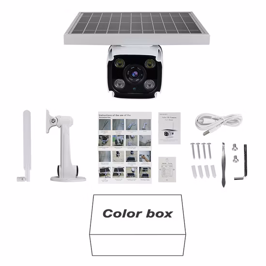 1080P 2MP 4G Solar Power Wireless Outdoor wasserdichte CCTV-Sicherheits-IP-Kamera (wc004GS1)
